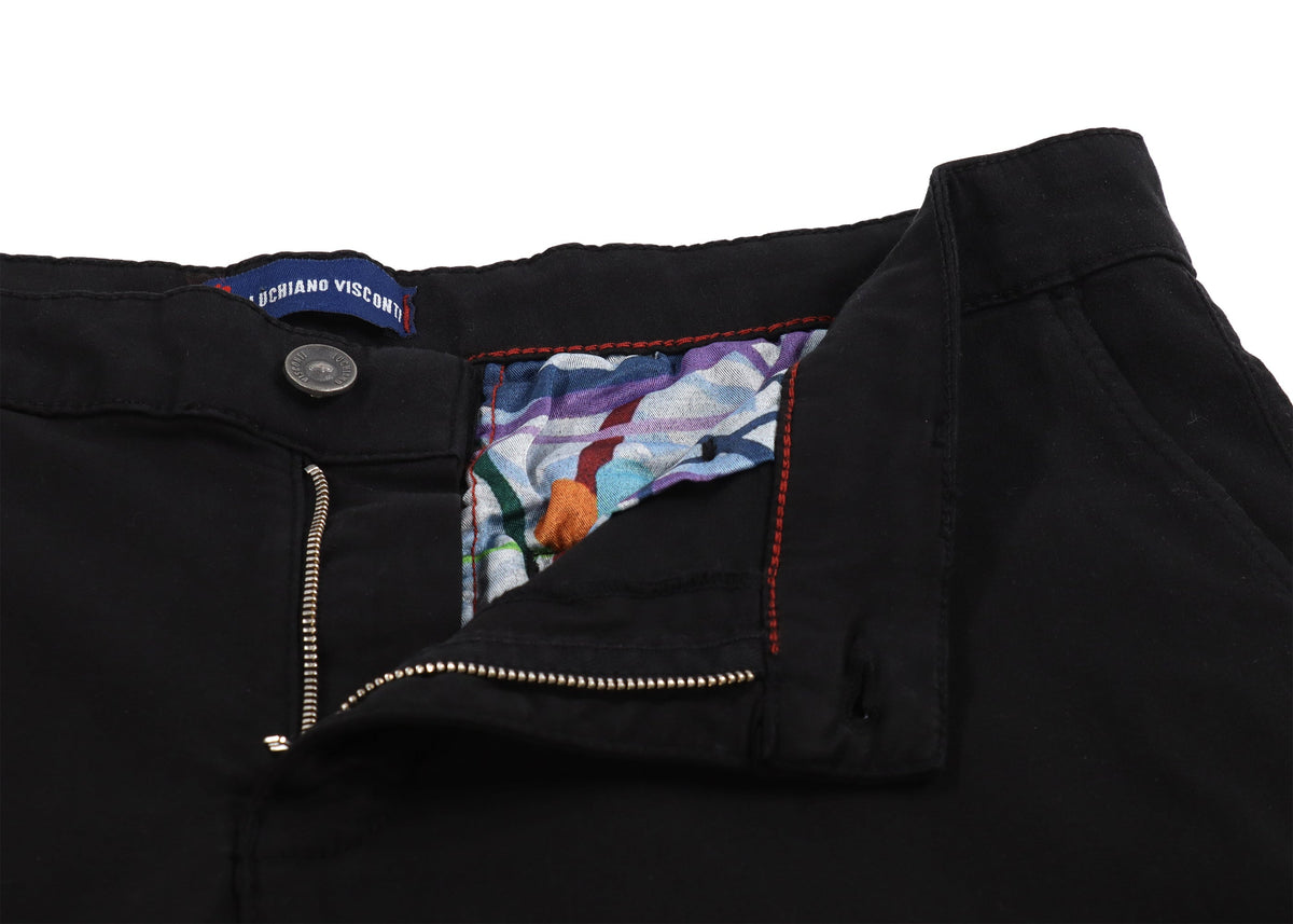 Black Tencel Shorts
