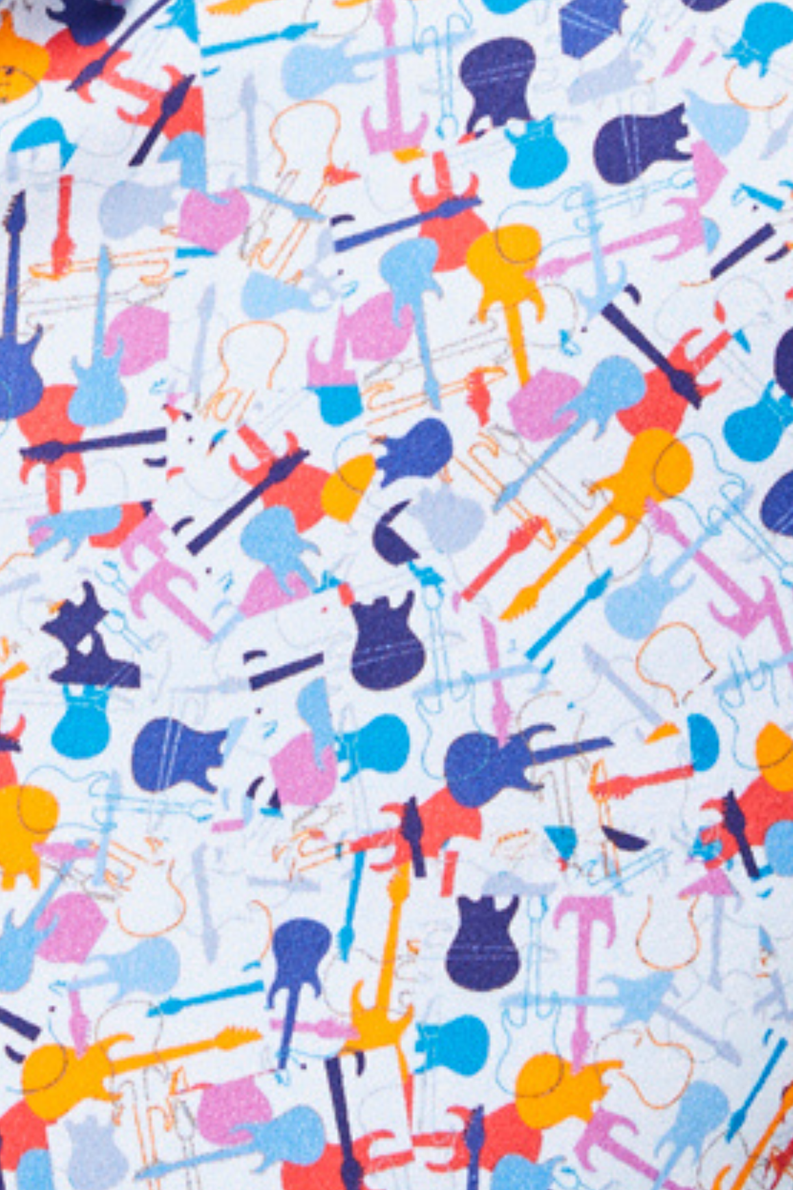 Blue with Guitars Shirt