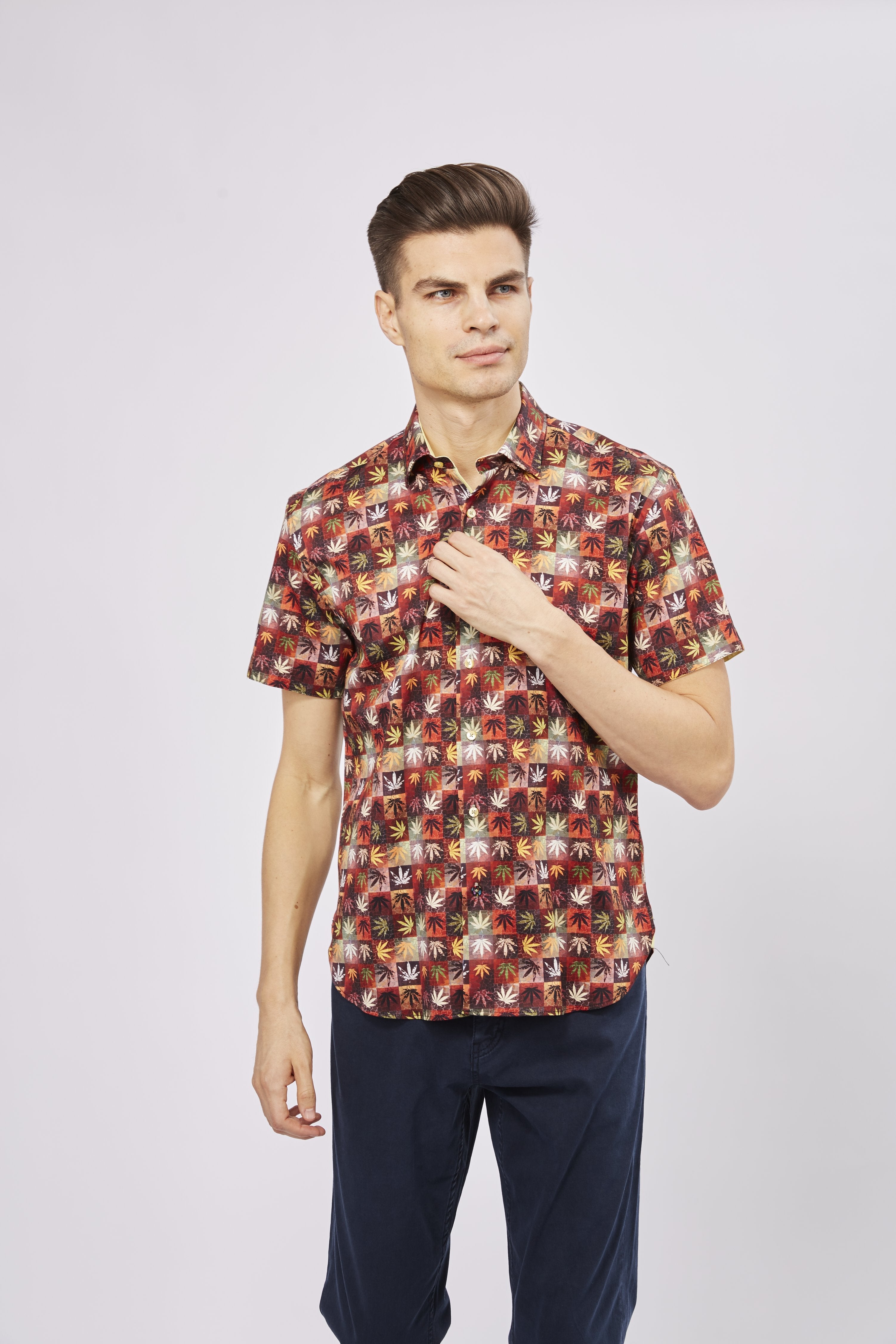 Boxes with Plant Leaves Shirt