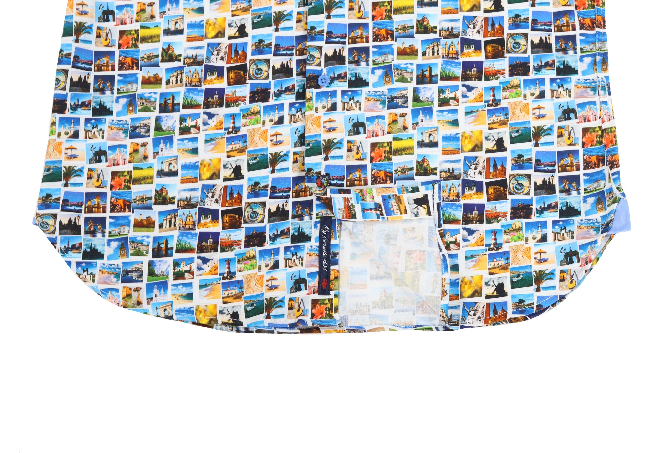 City Print Squares Shirt