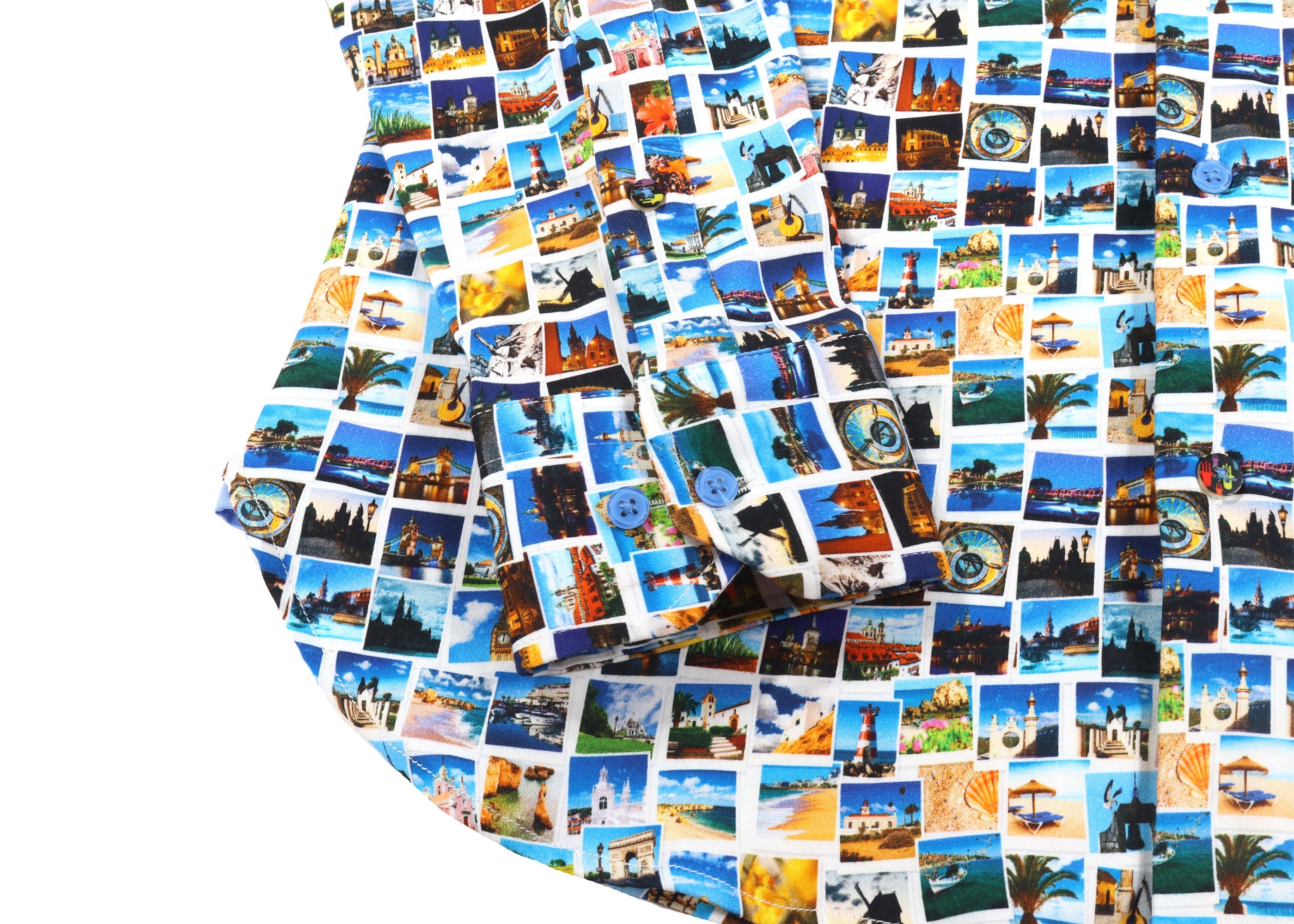 City Print Squares Shirt