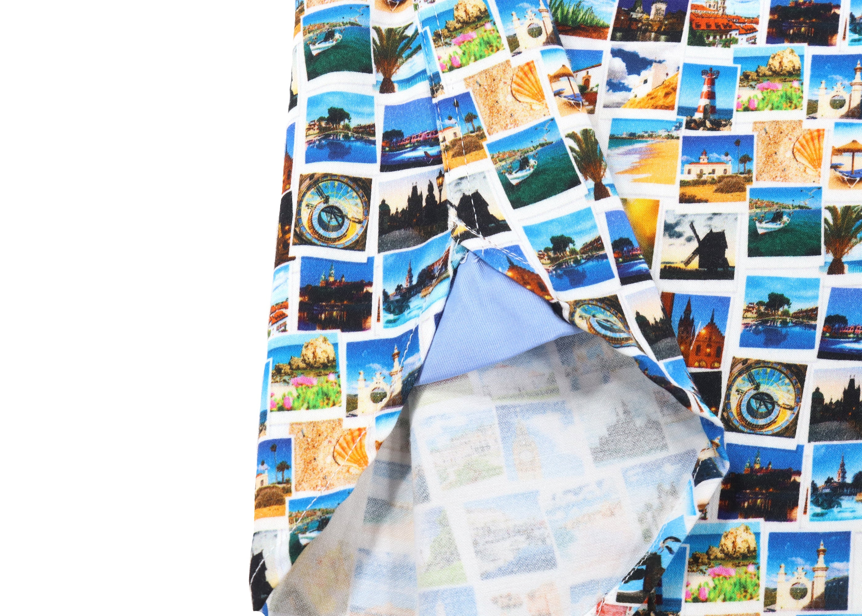 City Print Squares Shirt