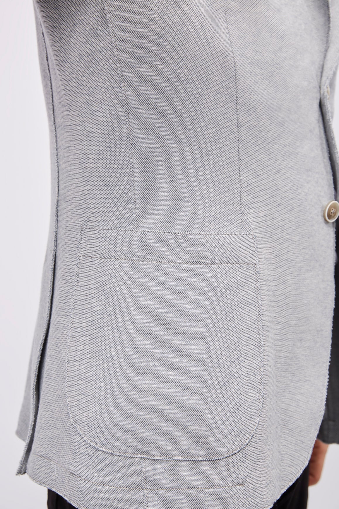 Leo Baby Blue Knit Sport Coat