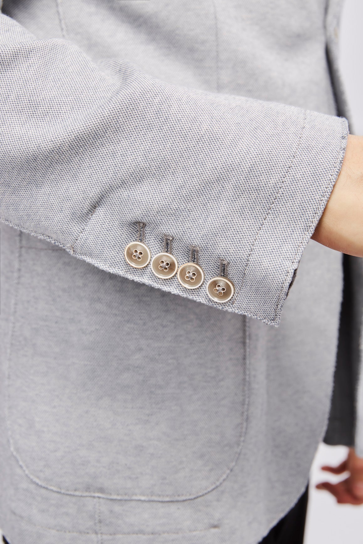 Leo Baby Blue Knit Sport Coat