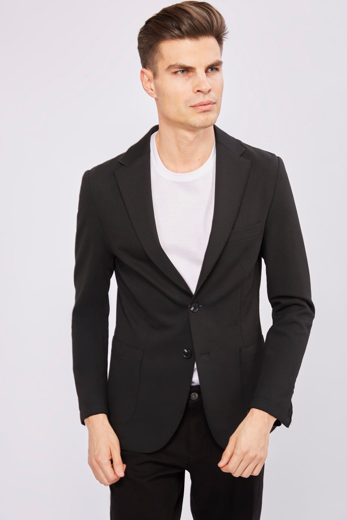 Leo Black Knit Sport Coat