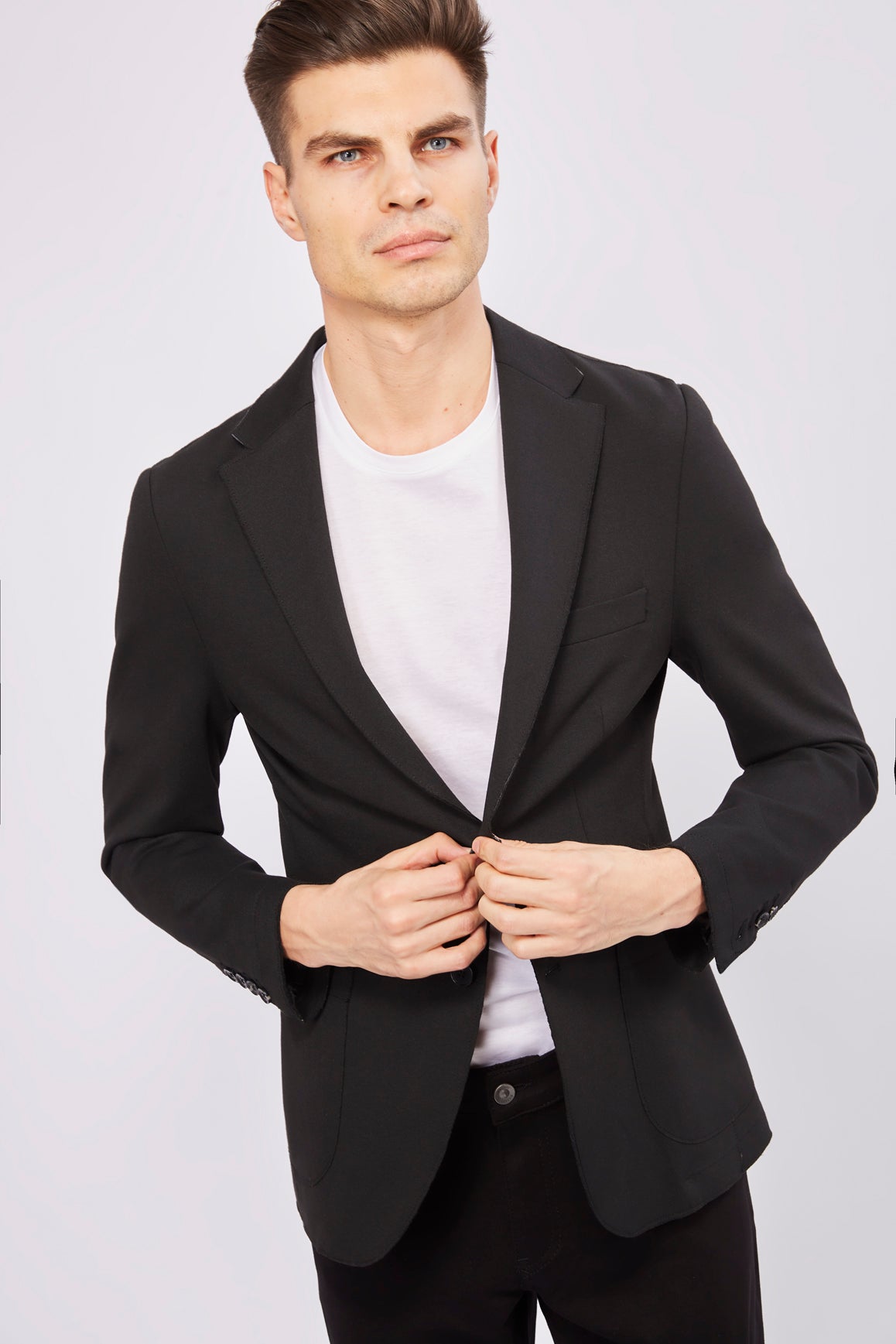 Leo Black Knit Sport Coat