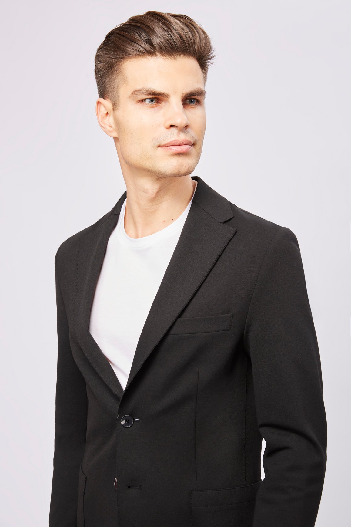 Leo Black Knit Sport Coat