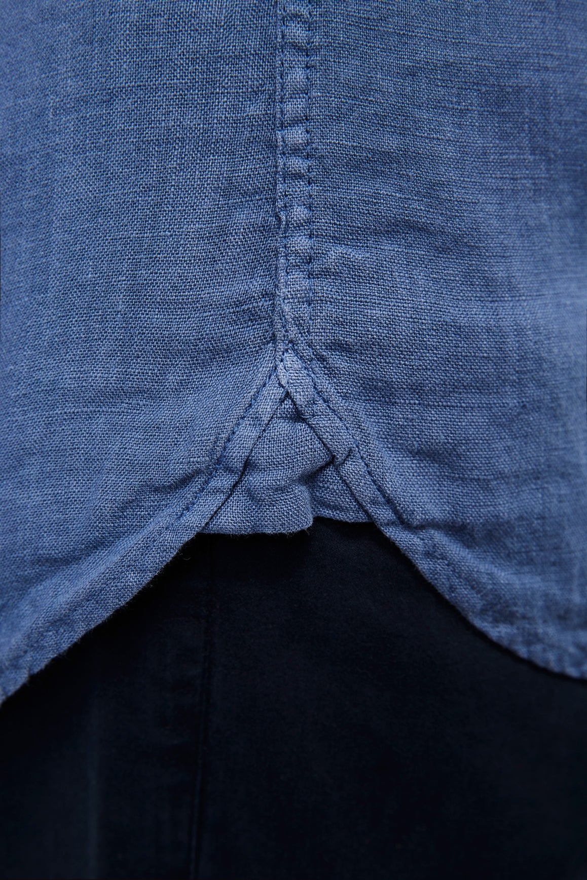 Leo Dodger Blue Linen Shirt