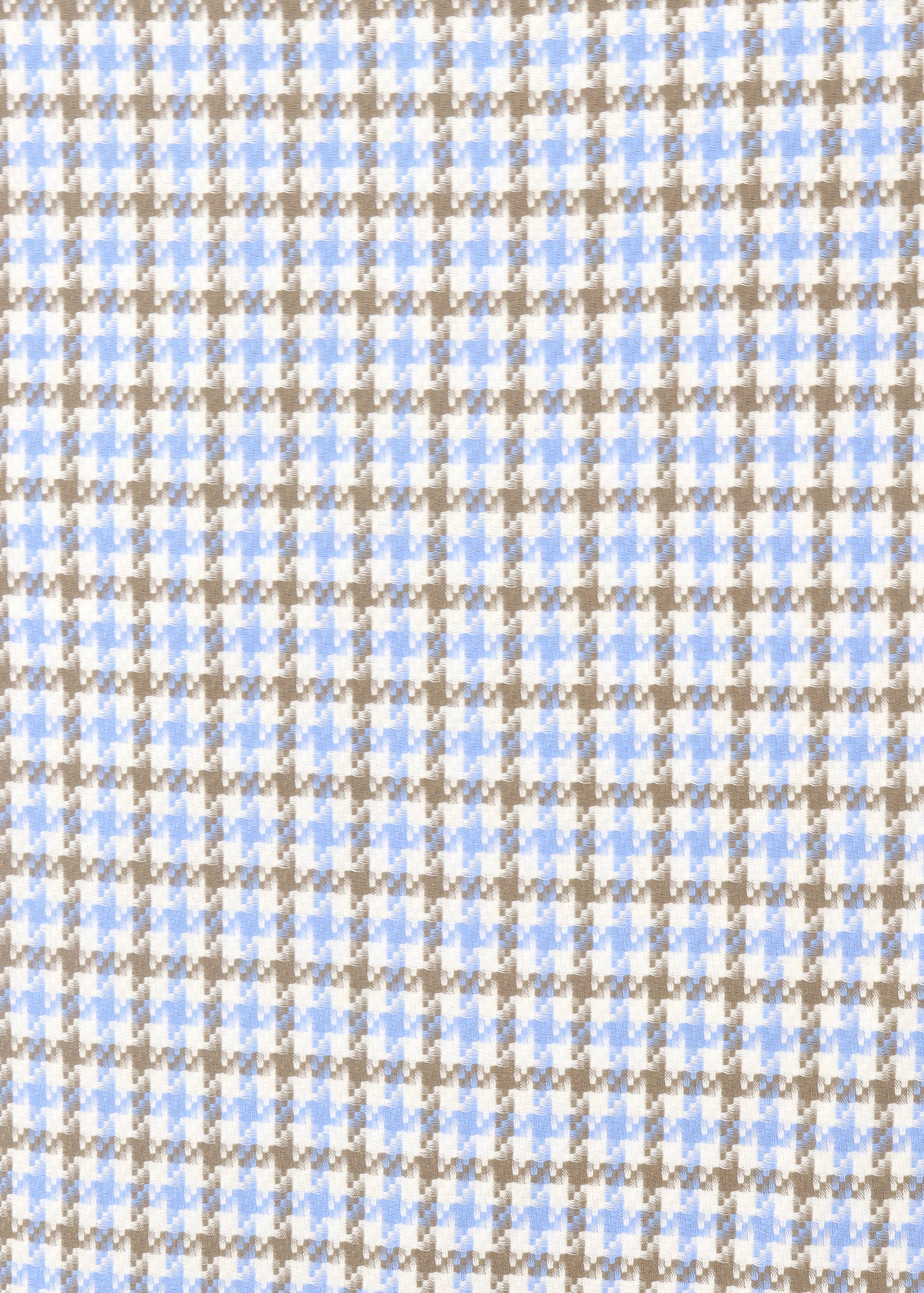 Leo Houndstooth Plaid Shirt