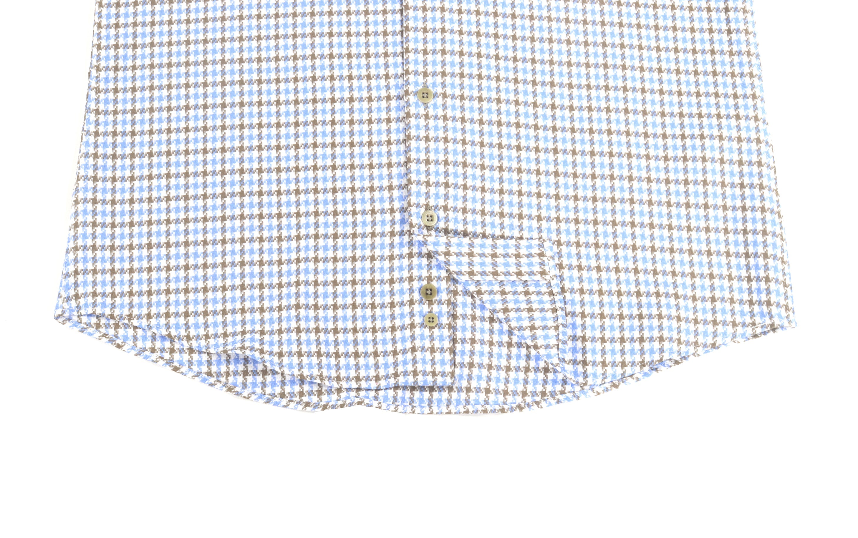 Leo Houndstooth Plaid Shirt