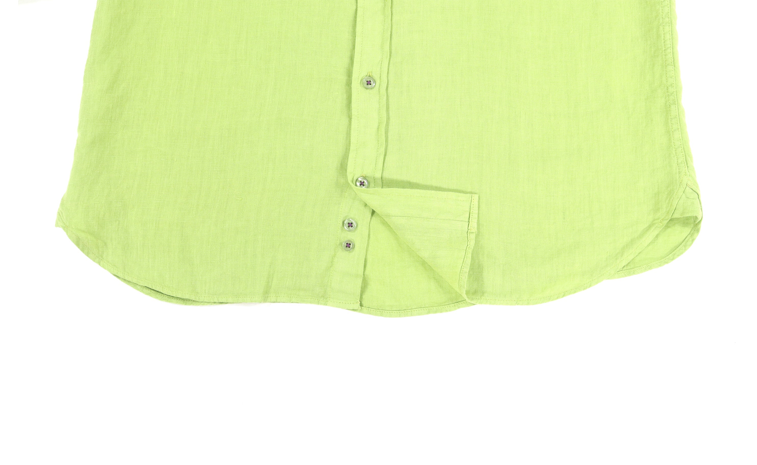 Leo Light Green Linen Shirt