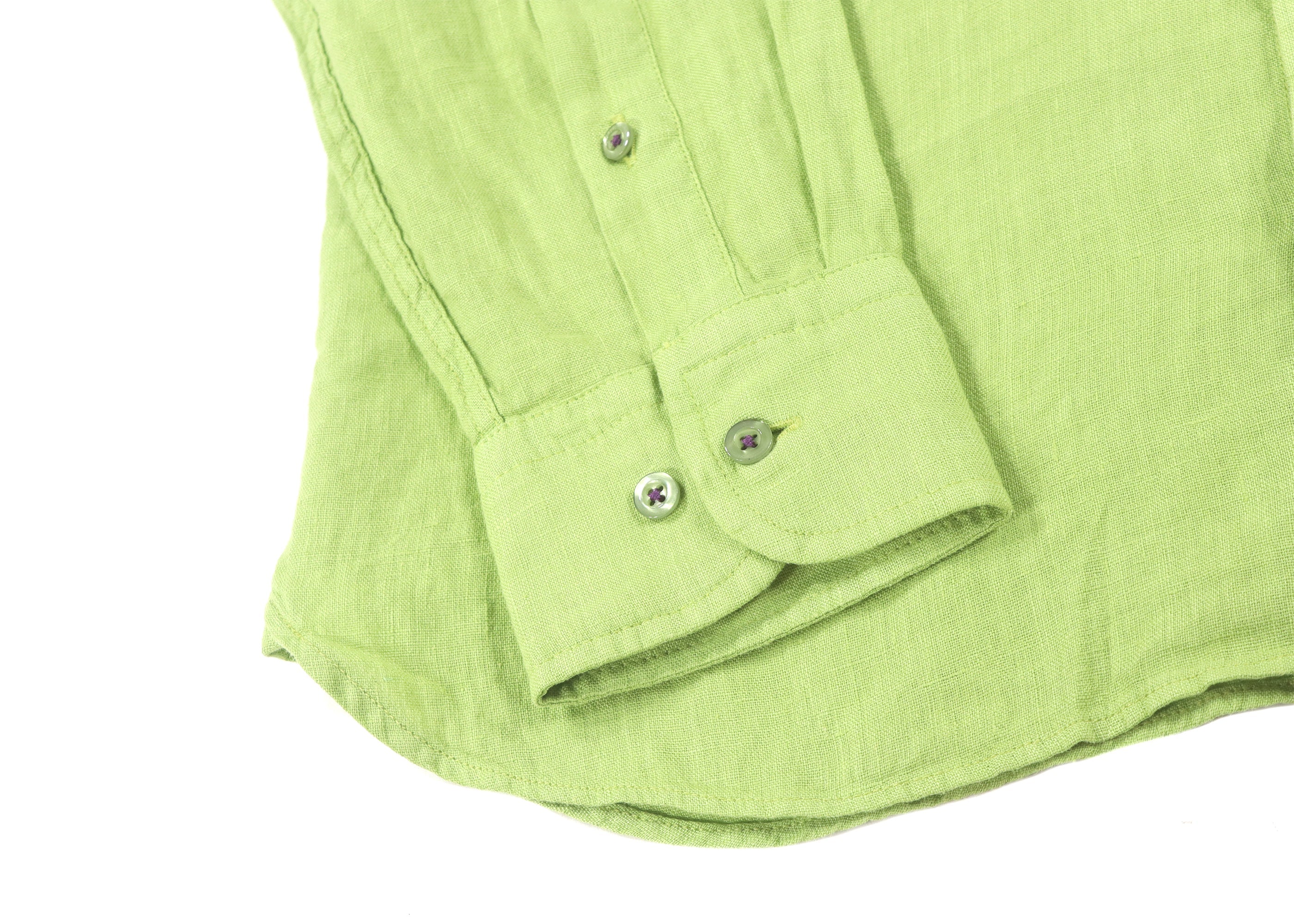 Leo Light Green Linen Shirt