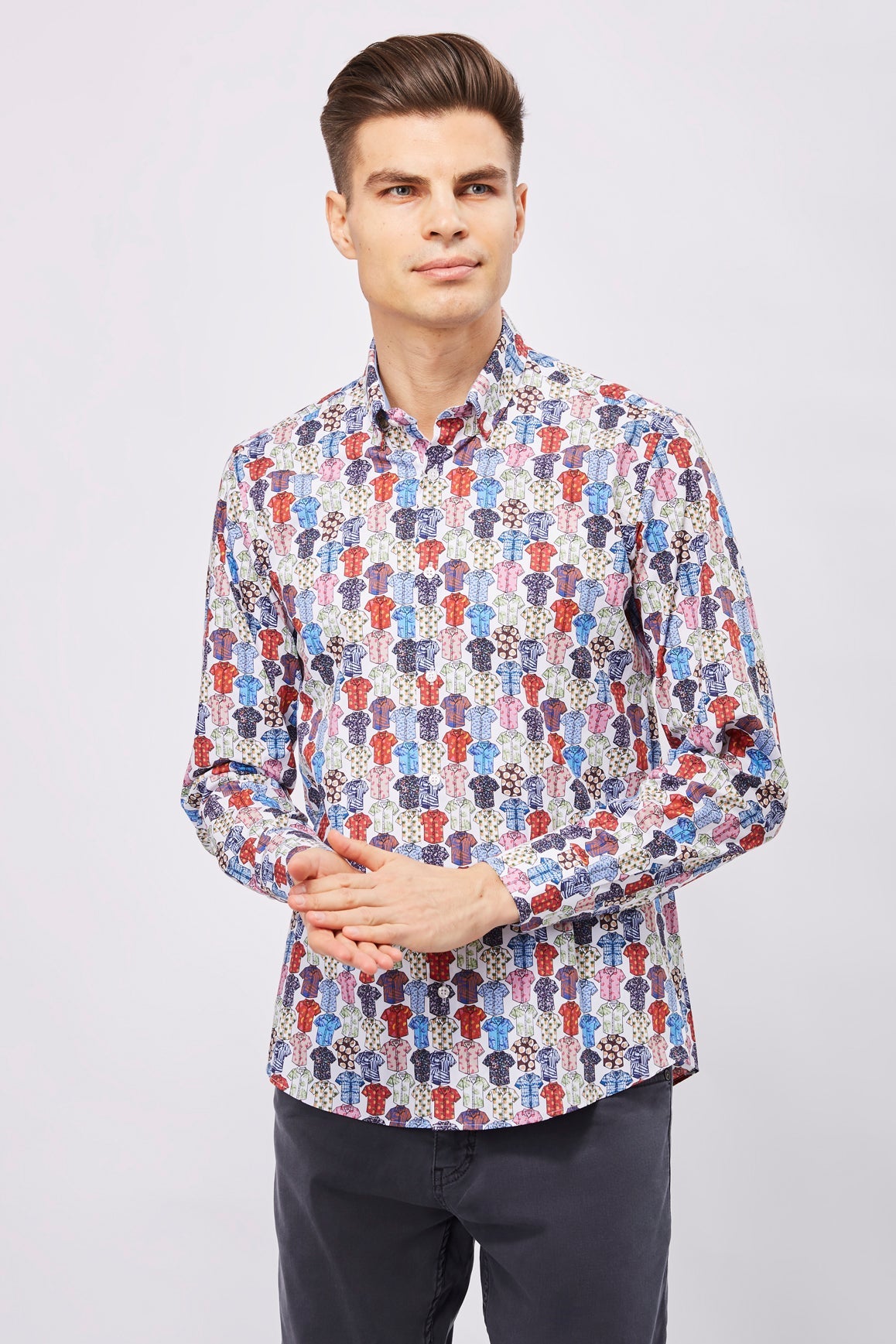 Leo Multicolor Shirts Print