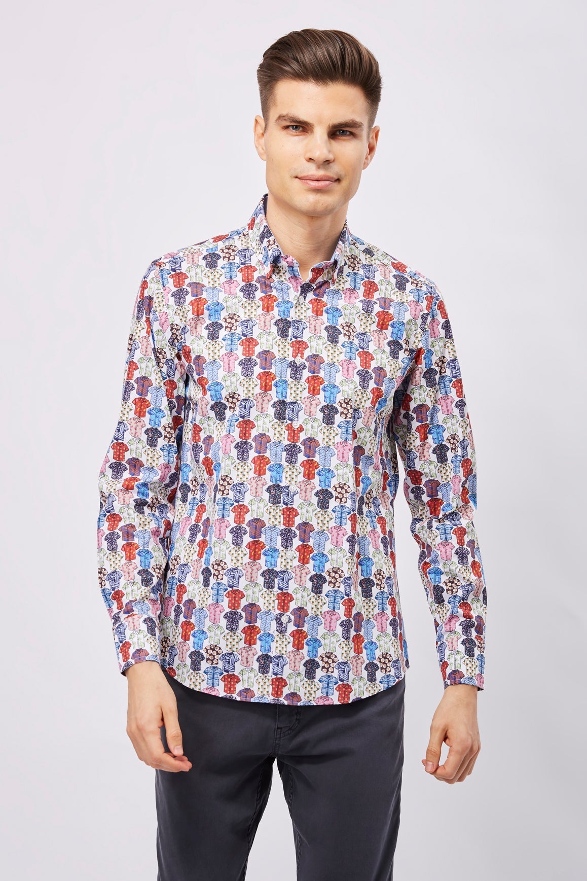 Leo Multicolor Shirts Print