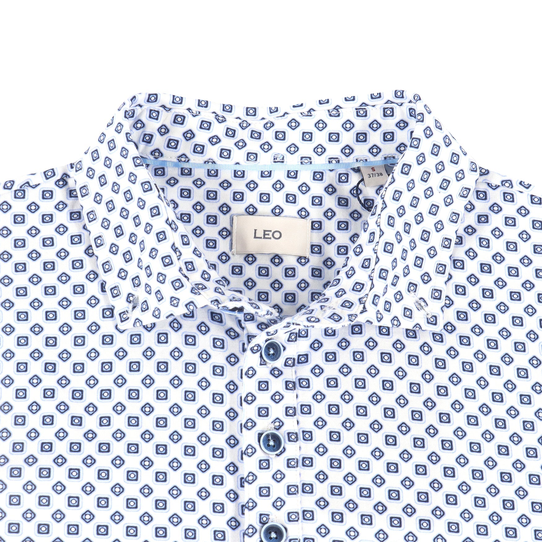 Leo White with Blue Box Polo