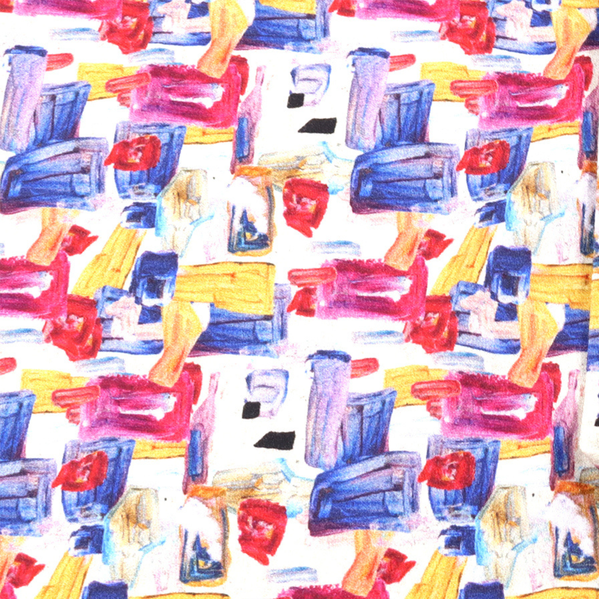 Light Blue with Rectangles Shirt