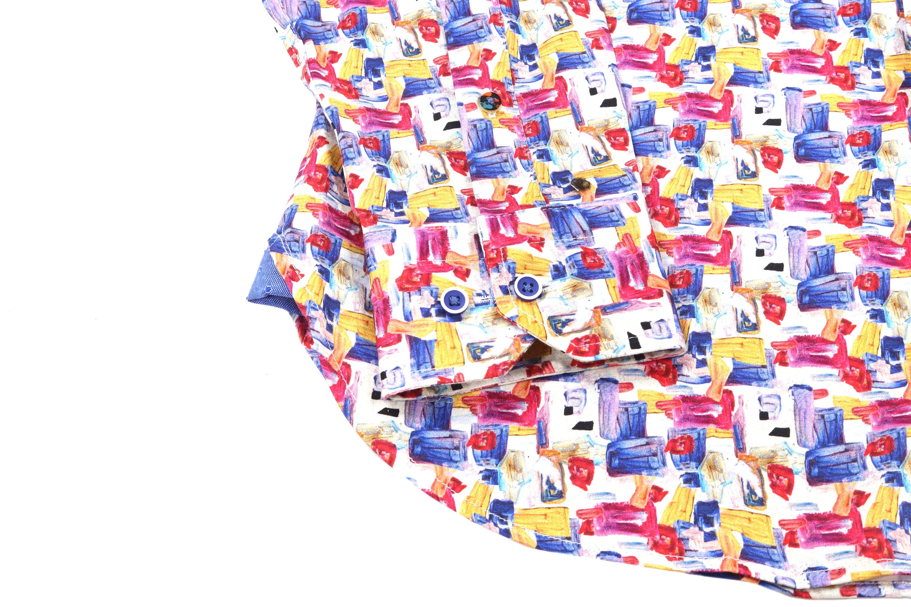 Light Blue with Rectangles Shirt