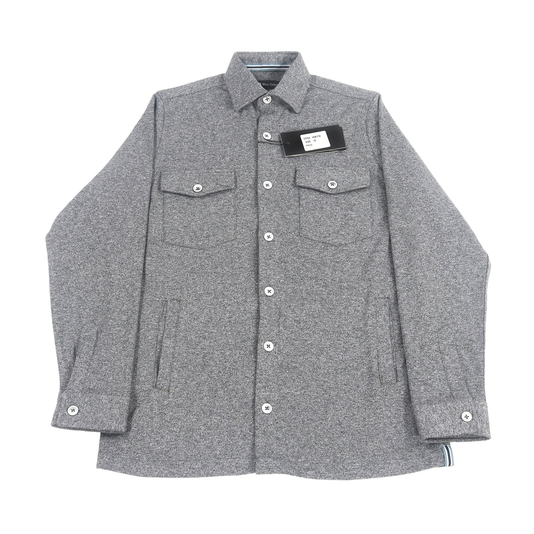 Max Colton Melange Grey Long Sleeve Knit