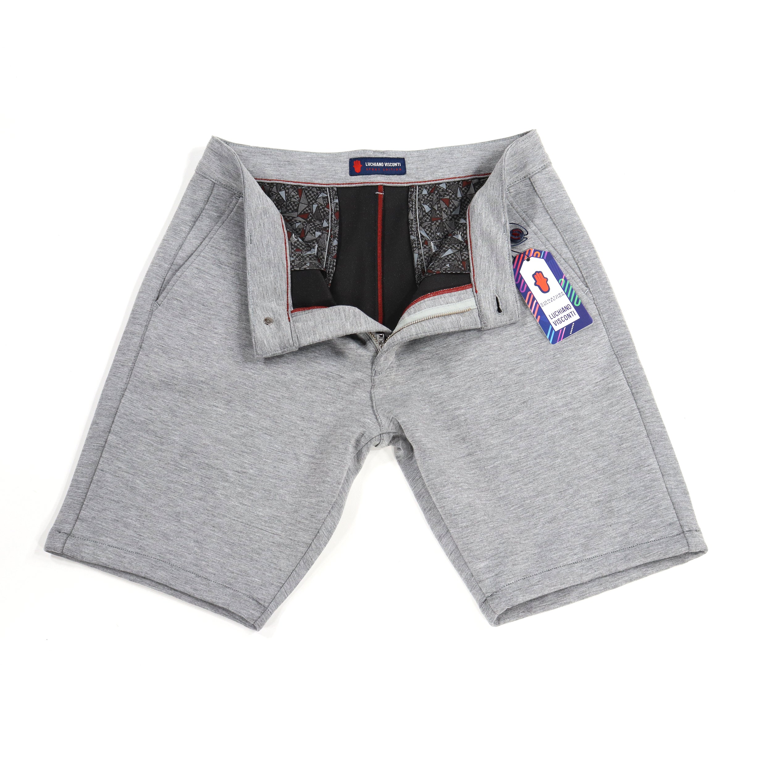 Melange Grey Soft Shorts