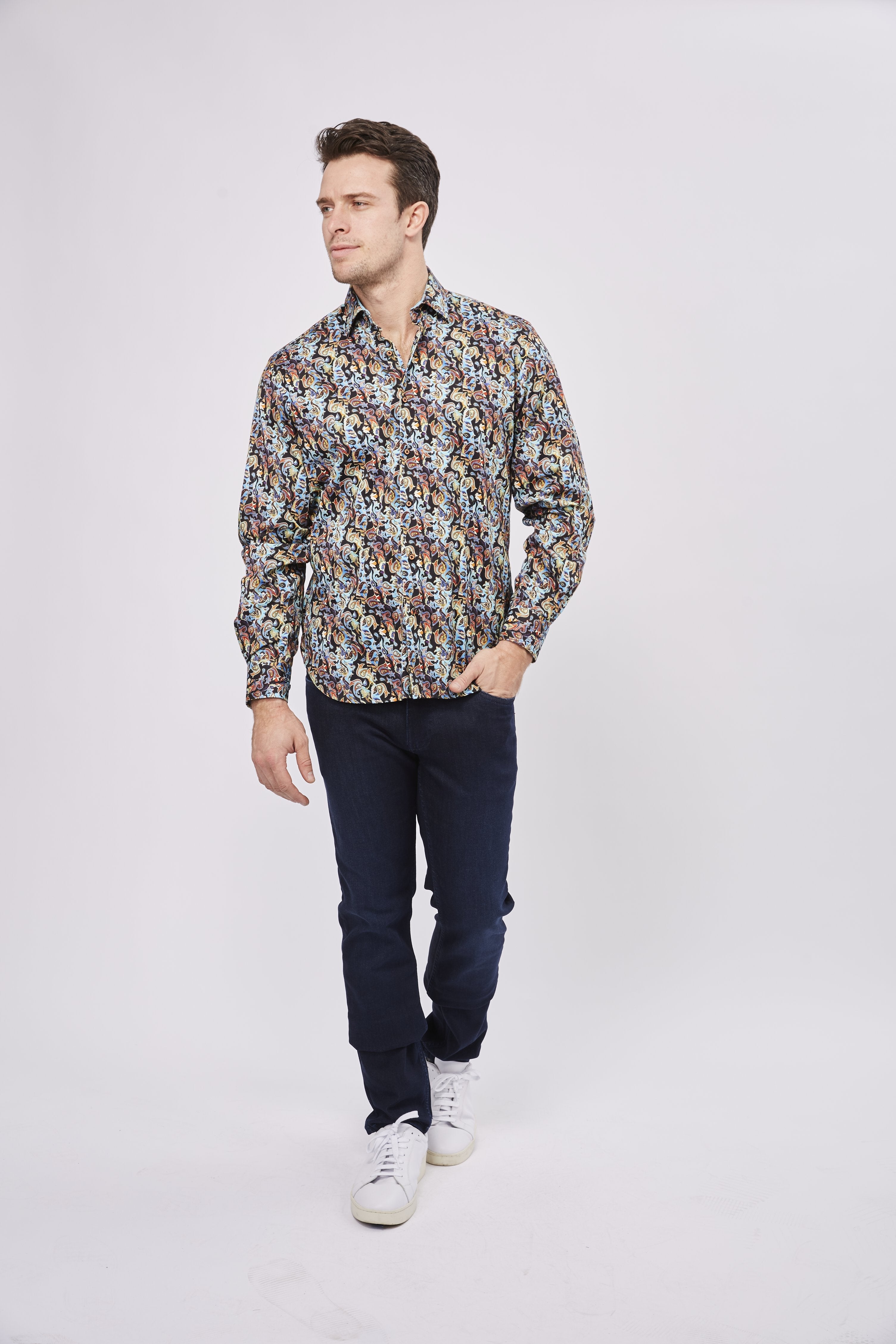Multicolor Paisley Shirt