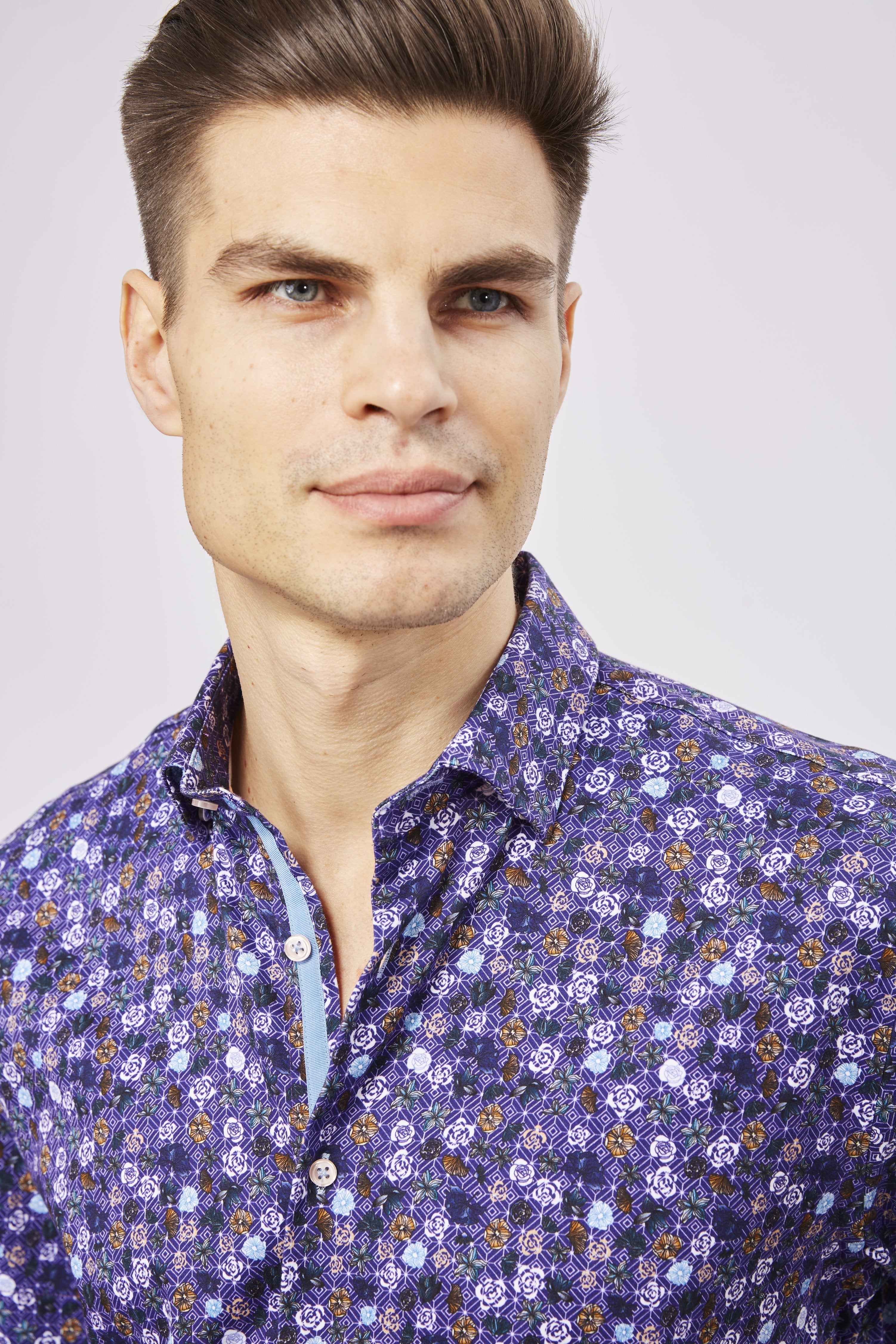 Purple Floral Shirt Purple Floral Shirt