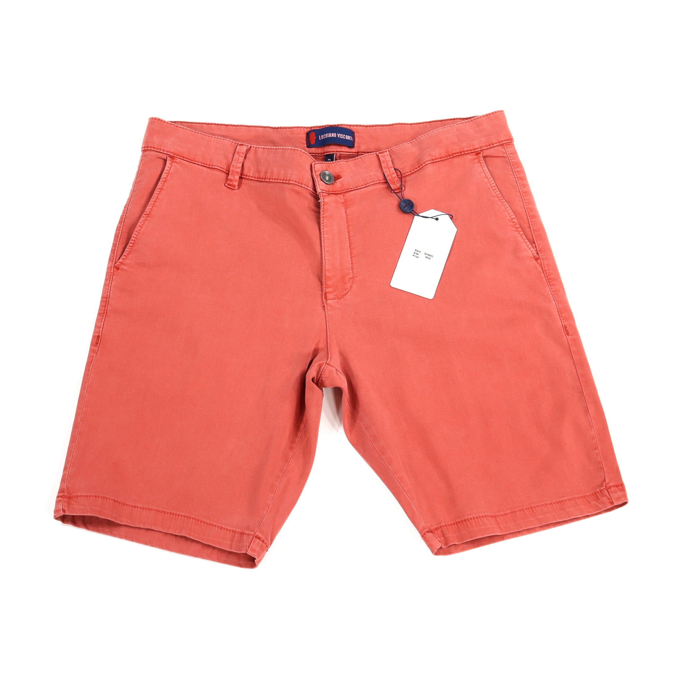Salmon Tencel Shorts