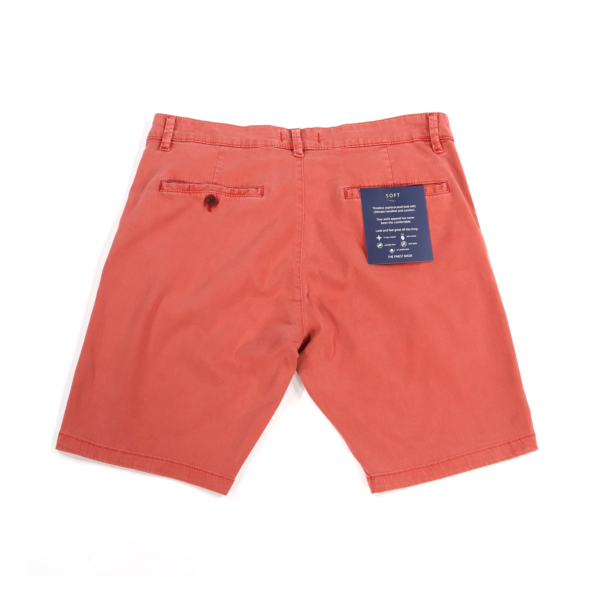 Salmon Tencel Shorts