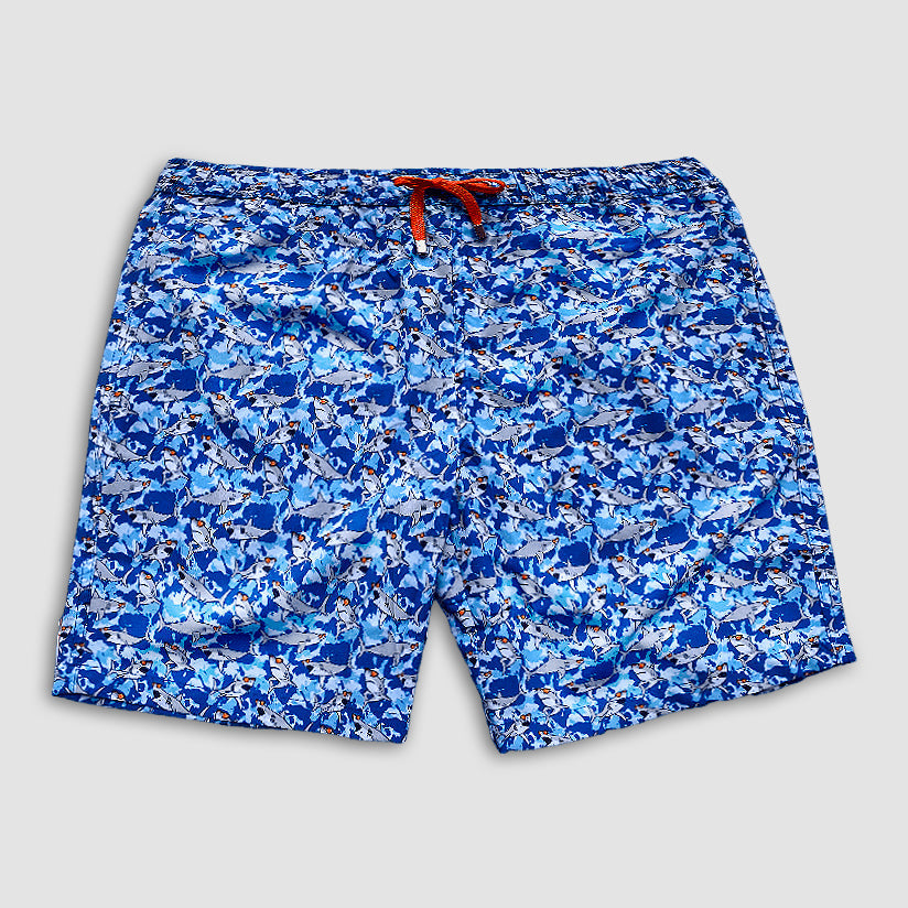 Sharks in Shades Swim Shorts