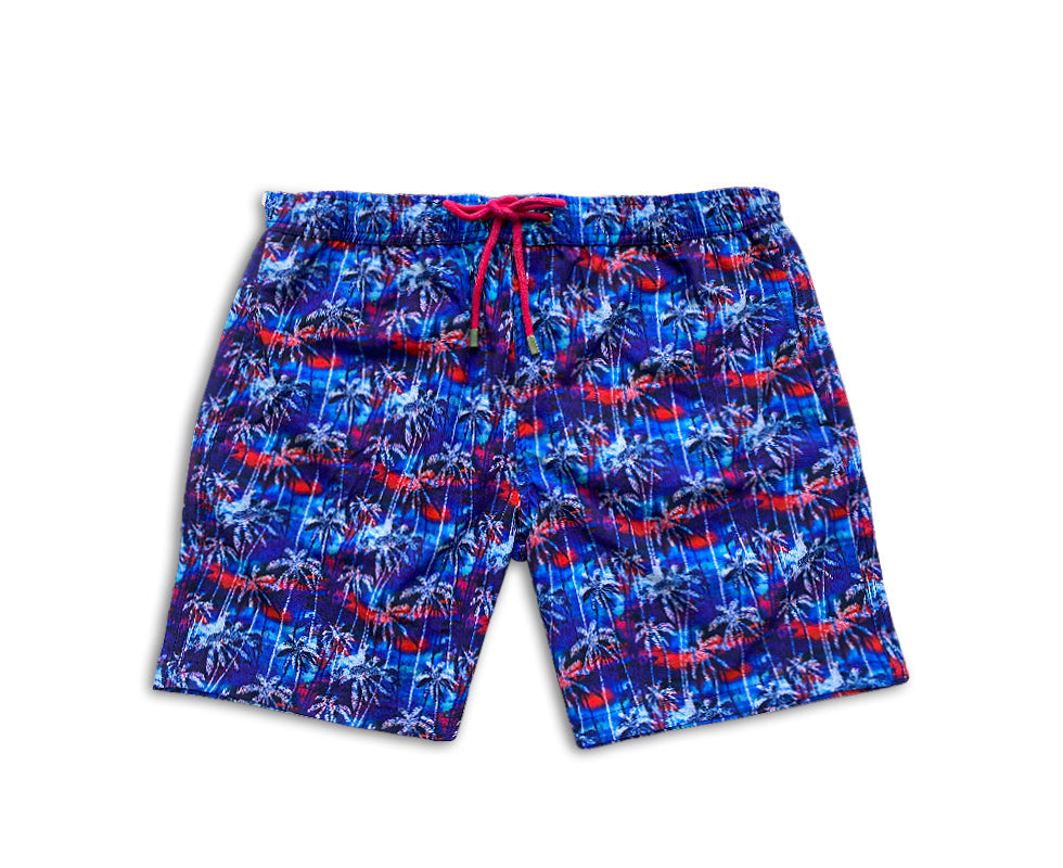 Tropical Sunset Swim Shorts