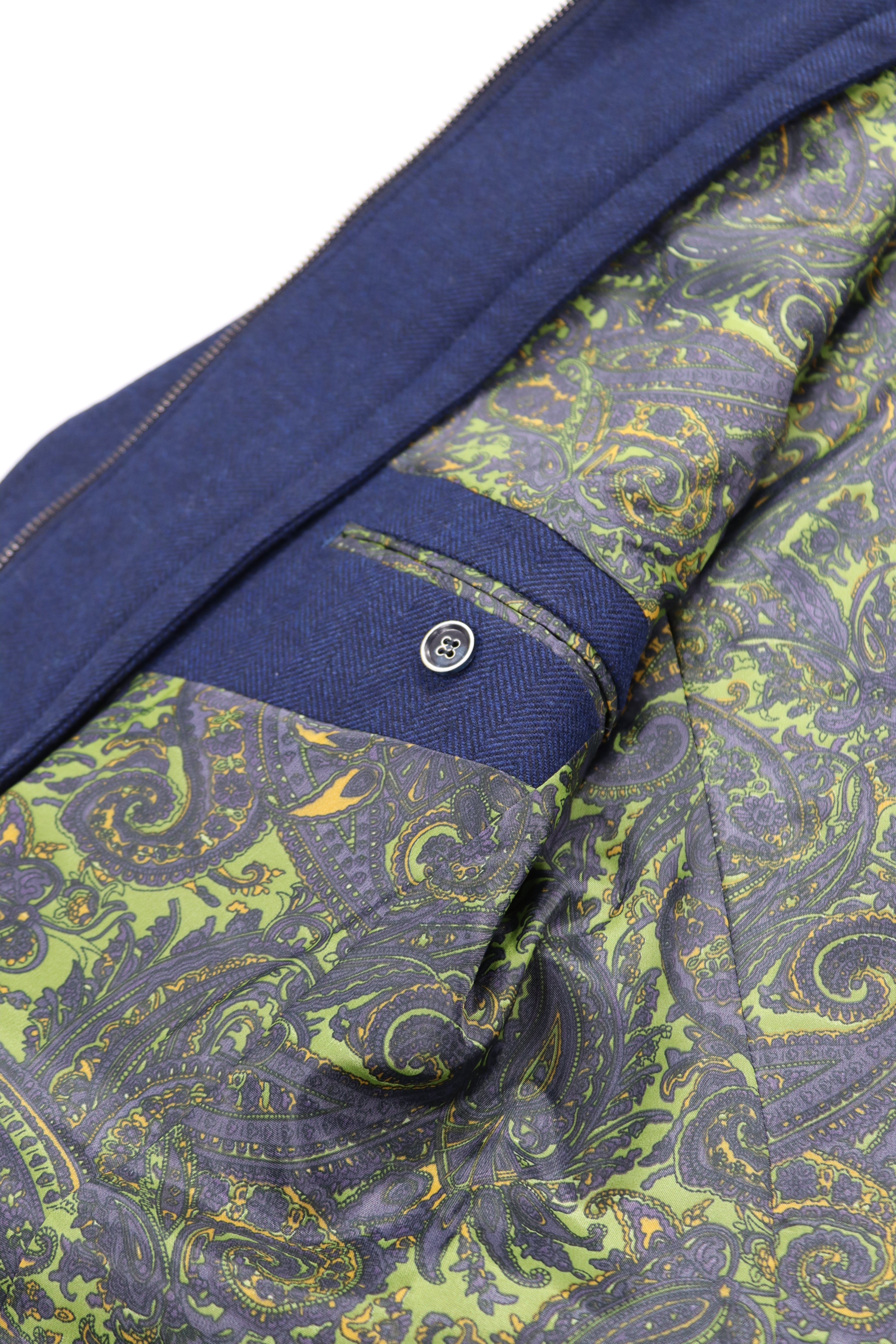 Navy Herringbone Sportcoat