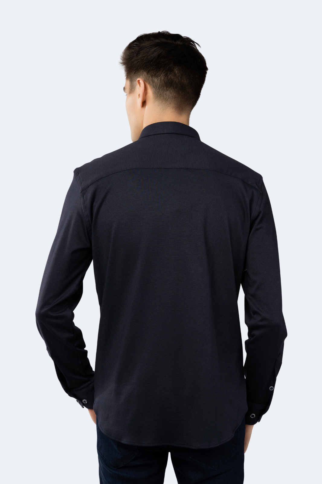 Leo Black Solid Shirt