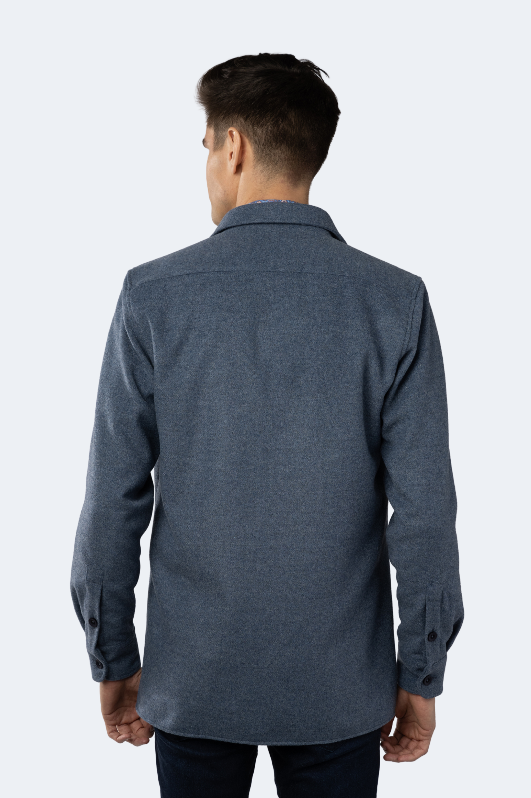 Leo Steel Blue Shacket