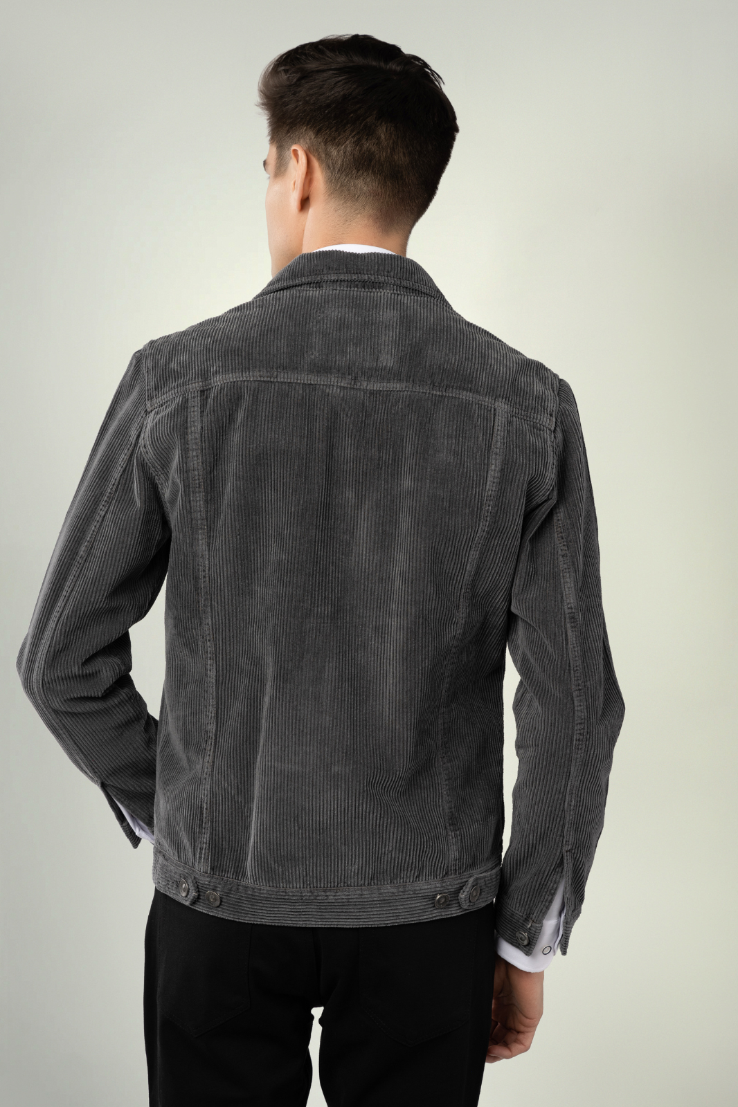 Dark Grey Corduroy Jacket