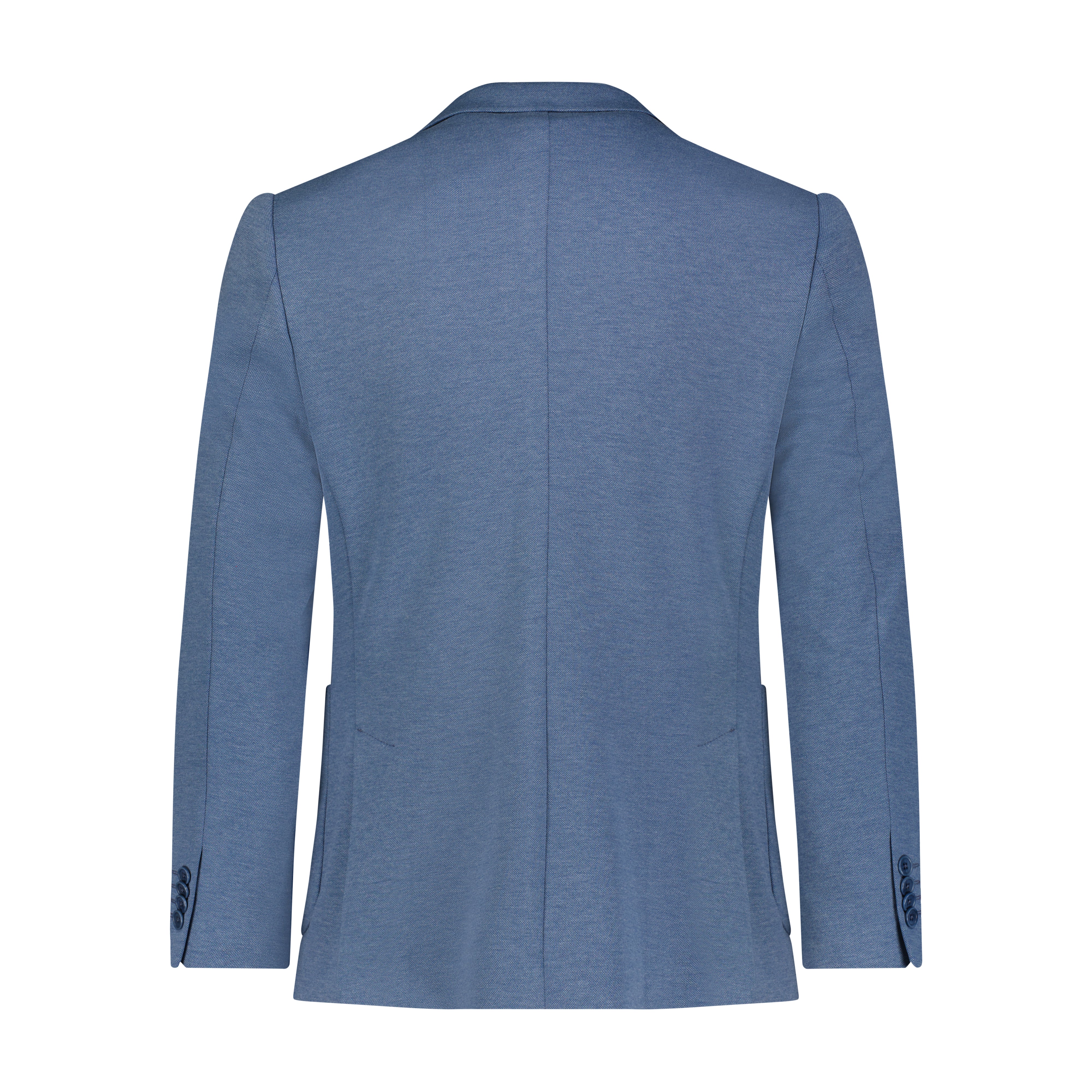 Indigo Pique Pin Dot Stretch Two Button Sport Coat