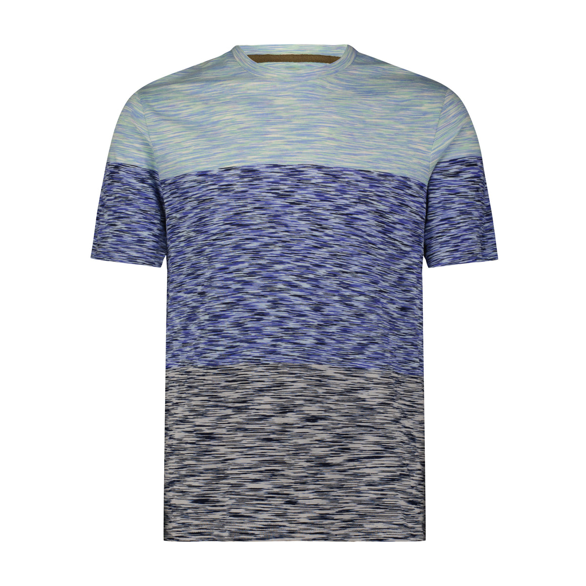 Lime, Navy, and Black Space Dyed Tee