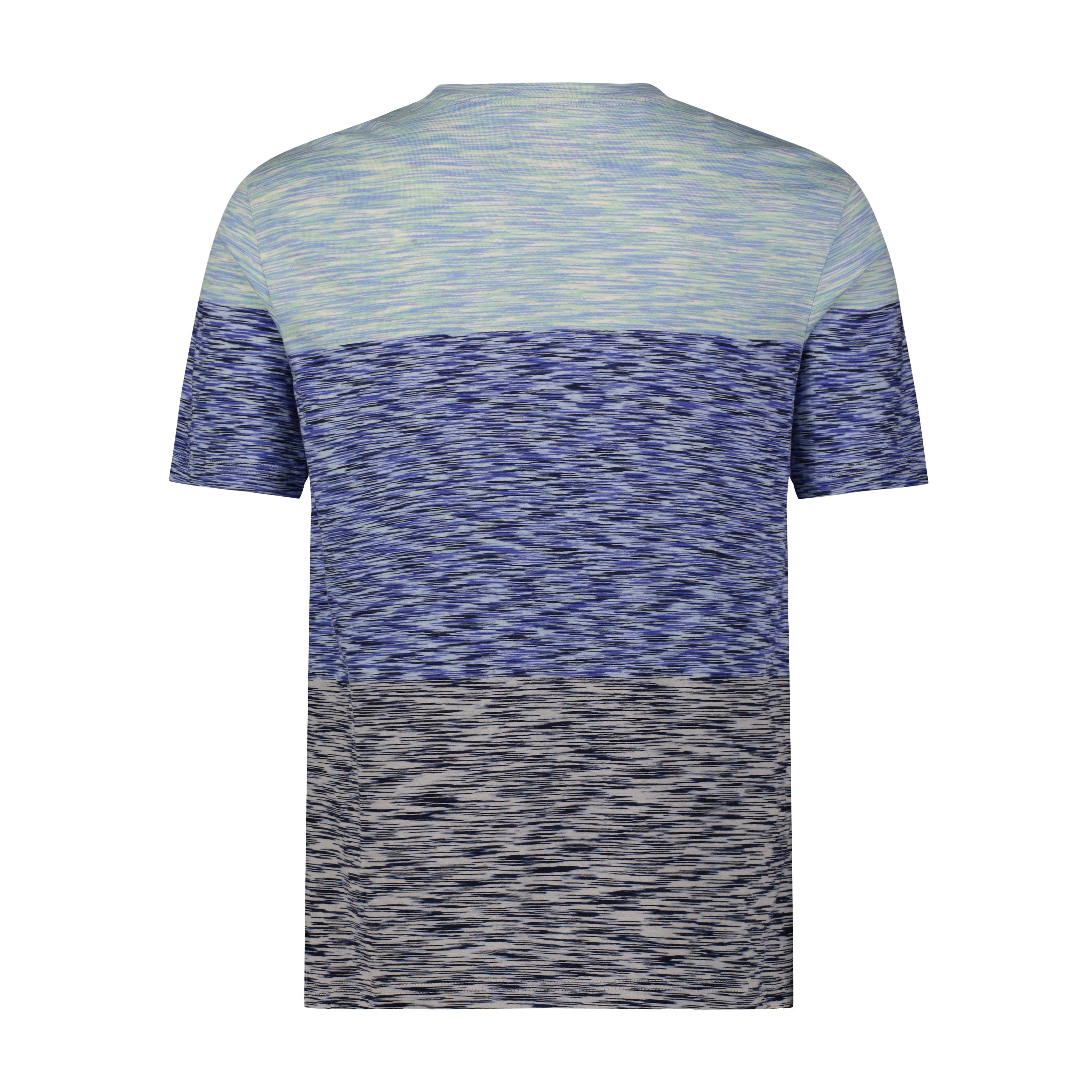 Lime, Navy, and Black Space Dyed Tee