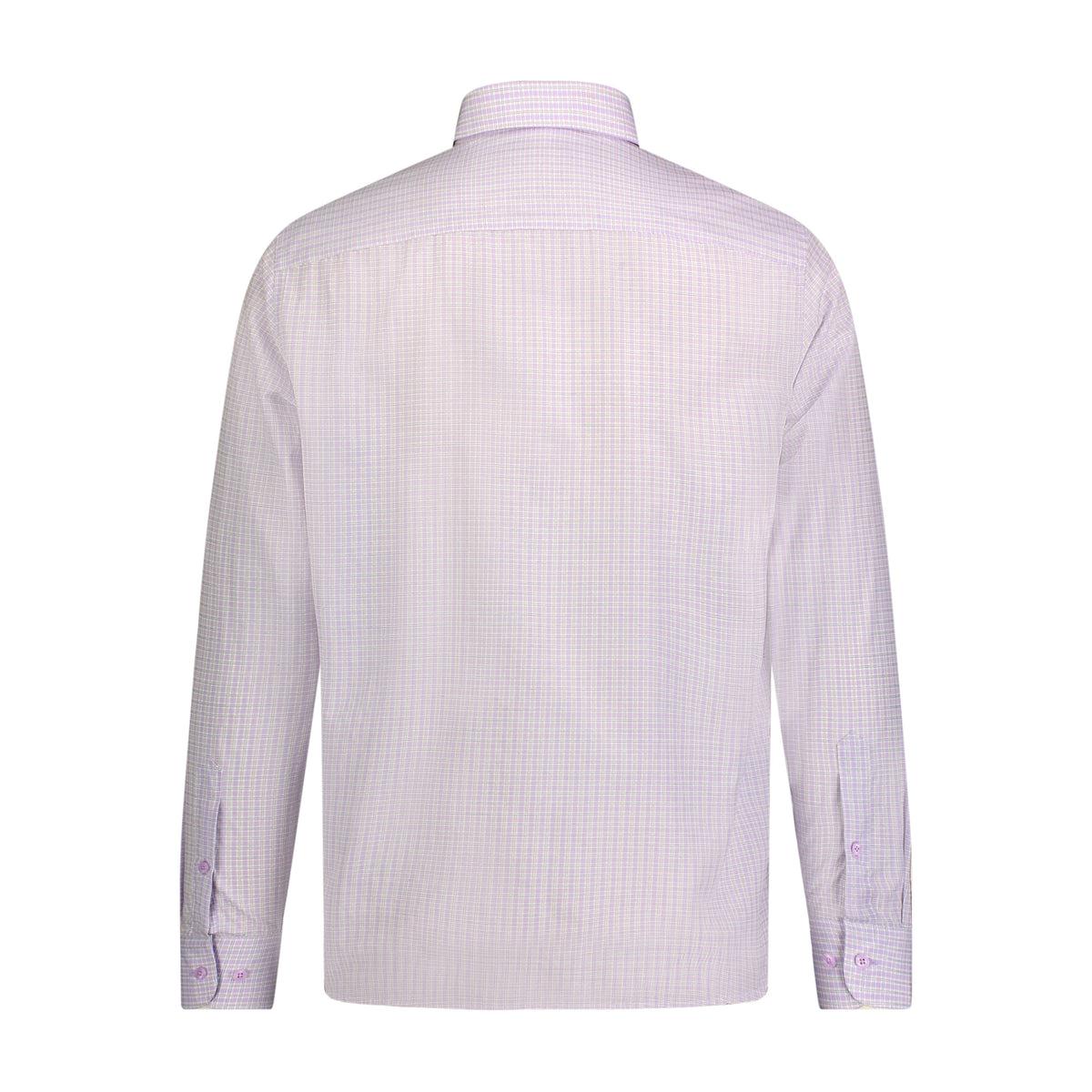 Purple Check Long Sleeve Shirt