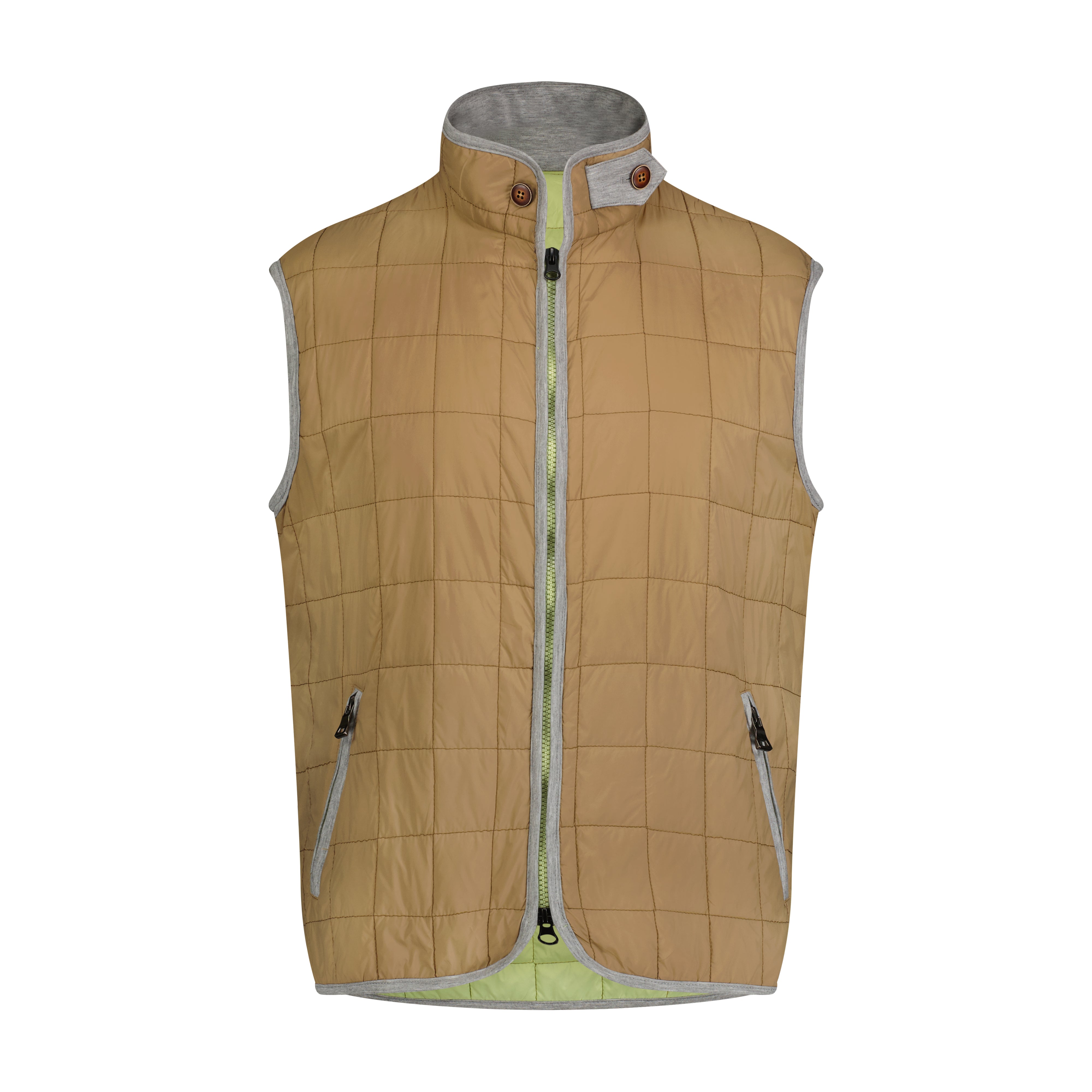 Sand Lightweight Quilted Vest