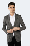 Grey and Black Houndstooth Sport Coat