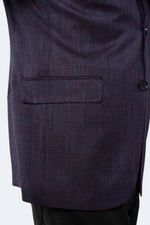 Purple and Royal Blue Check Sportcoat