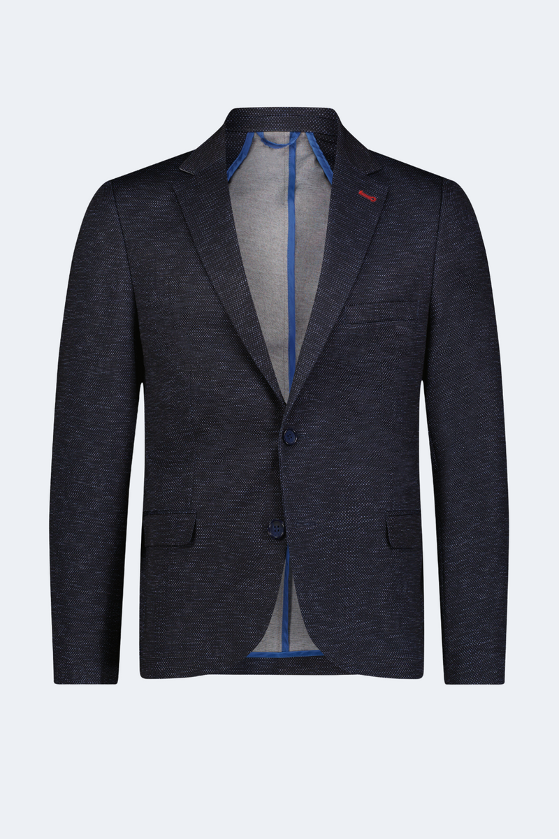 Navy with Light Blue and White Tiny Dots Sportcoat