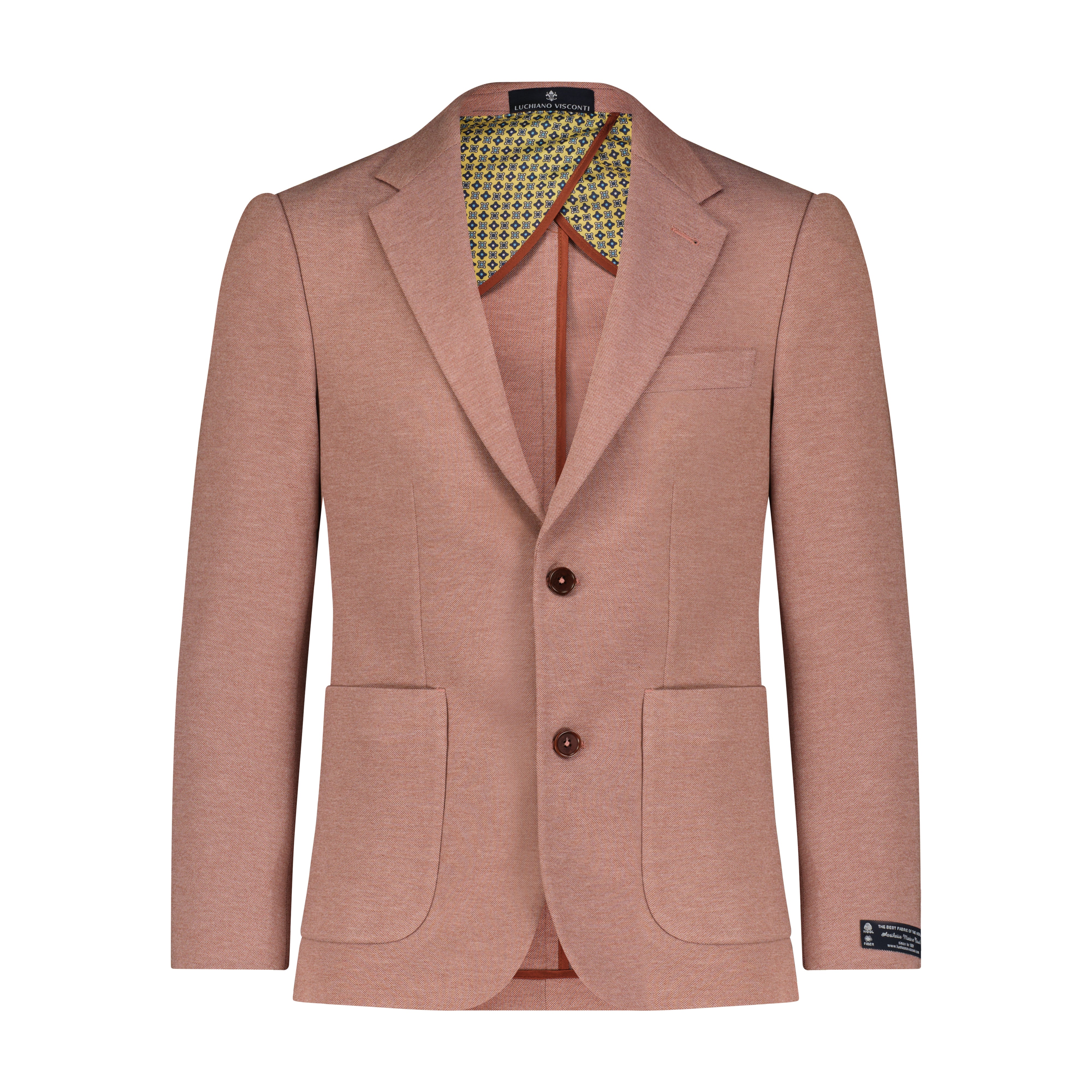 Umber Pique Pin Dot Sport Coat