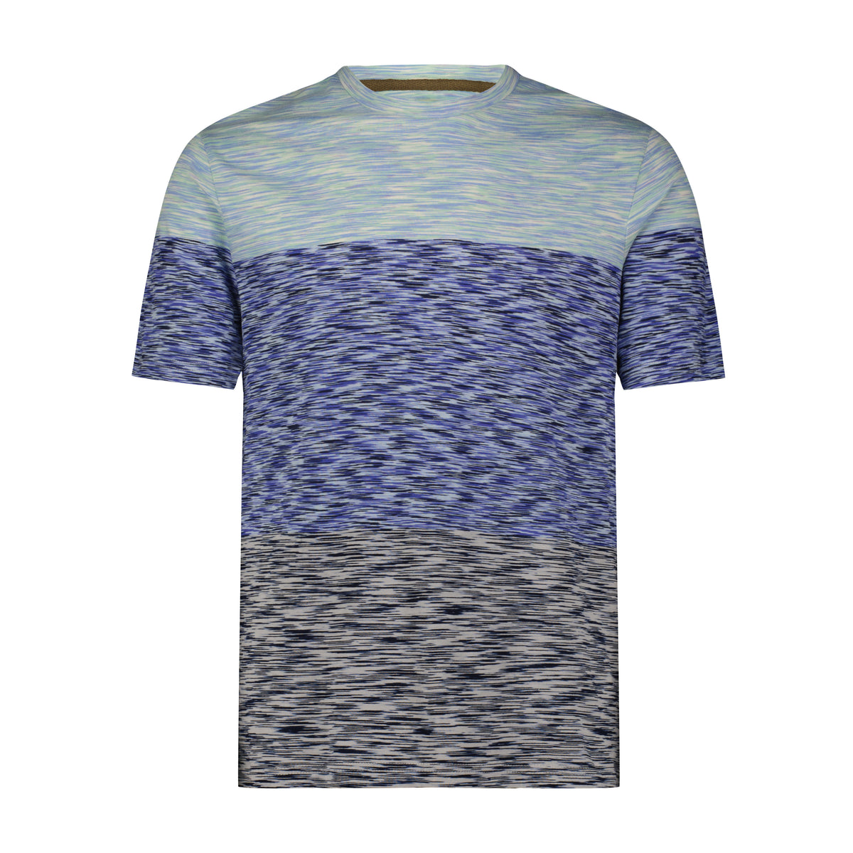 Lime, Navy, and Black Space Dyed Tee