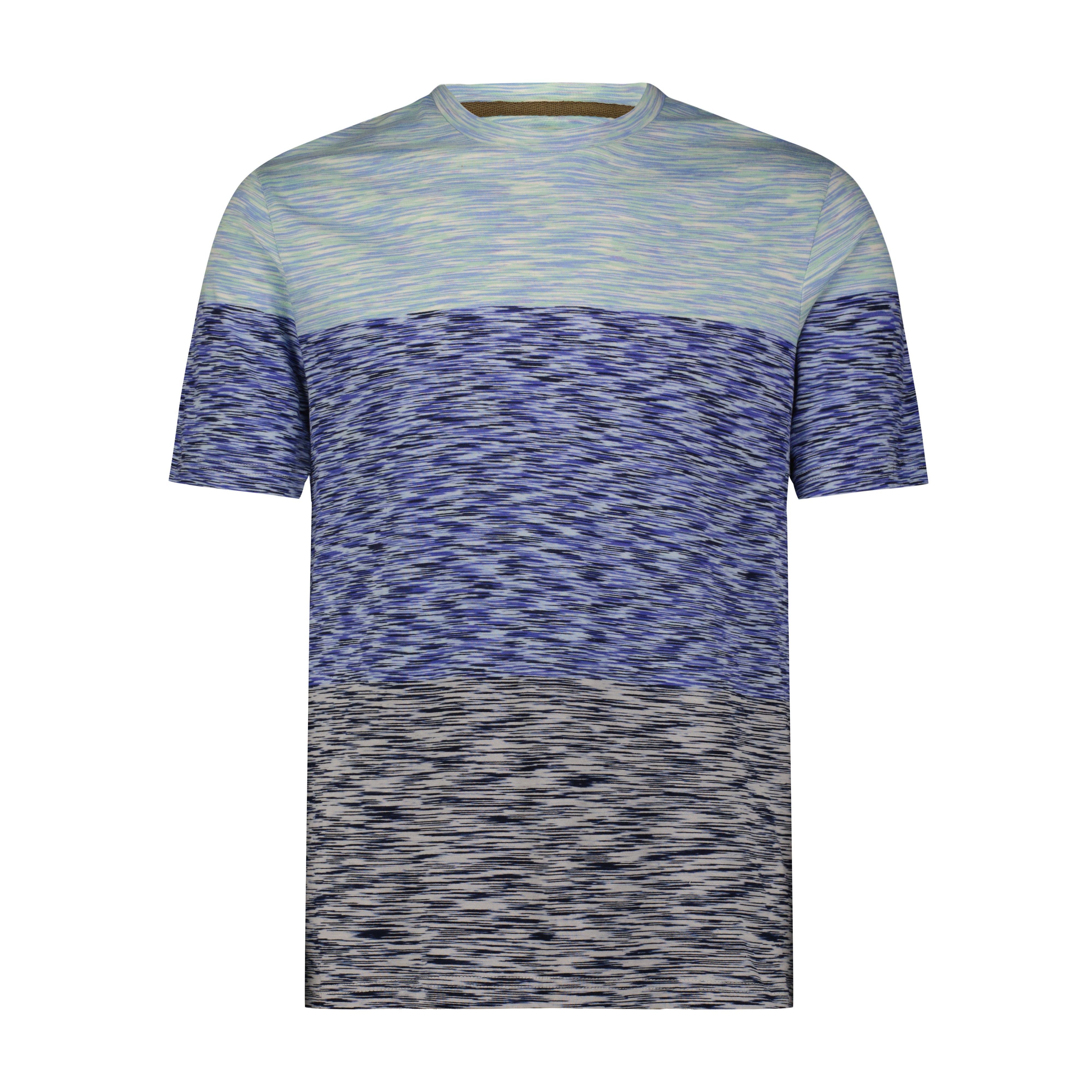 Lime, Navy, and Black Space Dyed Tee