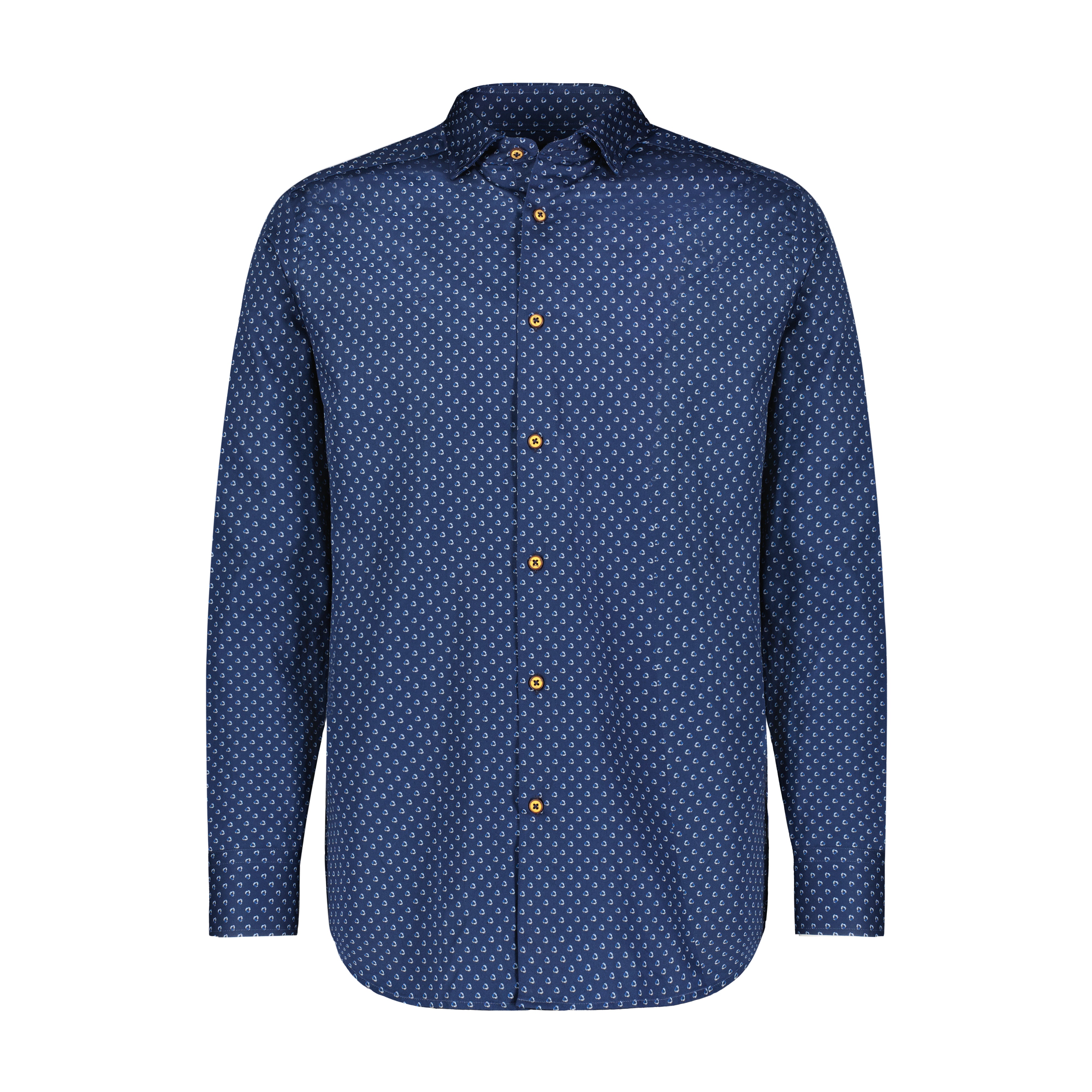 Geometric Sphere Print Long Sleeve Shirt