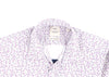 Leo Herringbone and Purple Floral Shirt