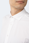 Leo White Solid Shirt