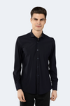 Leo Navy Solid Shirt