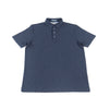 SS23 Leo Navy Box Jacquard Polo