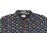 Leo Navy with Multicolor Rings Polo